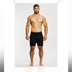 Tailored Athlete Hibrid Short in Black 34”
